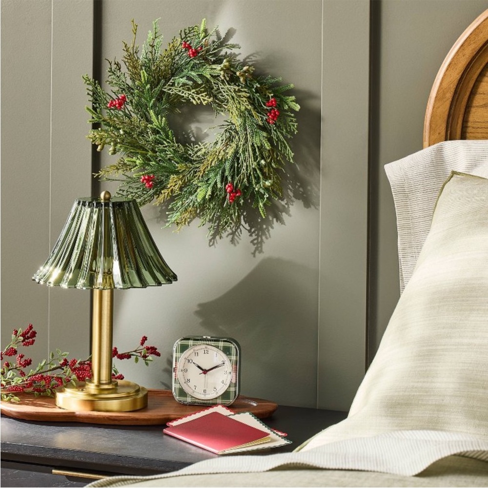 Glass Shade Table Lamp Green - Hearth & Hand™ with Magnolia - Picture 3 of 10